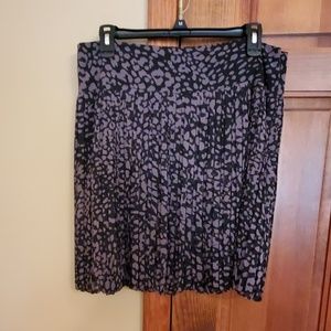AnnTaylor Loft pleated skirt, size 10